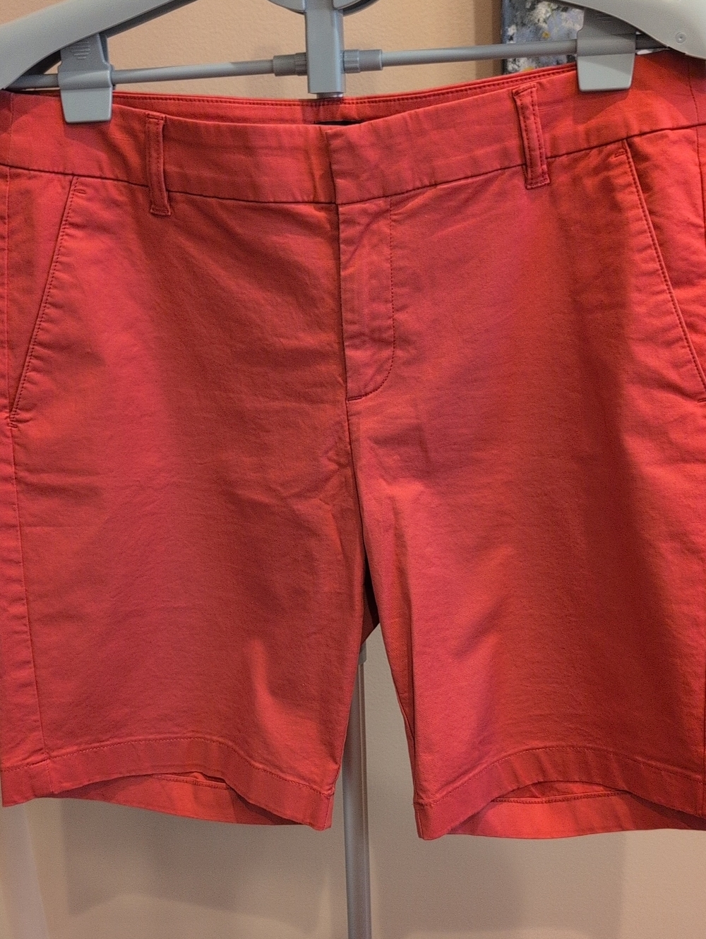 J Crew Women's Coral Stretch Cotton Shorts